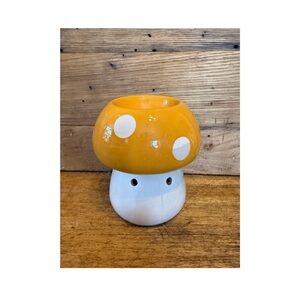 Ceramic Mushroom Essential Oil Burner Wax Tart Melt Decoration 4.75” FUNgi Gift!
